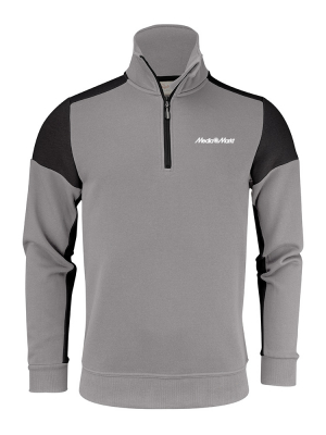 Prime Halfzip Sweater Grau